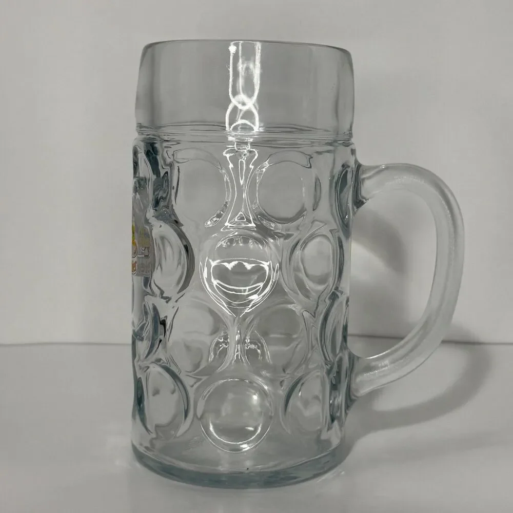 Large Hofbräu München Oktoberfestbier HB Glass Beer Stein Mug Germany